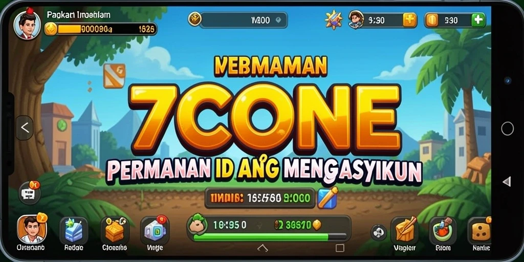 Tampilan gameplay 7CONE yang mengasyikkan dan menarik.