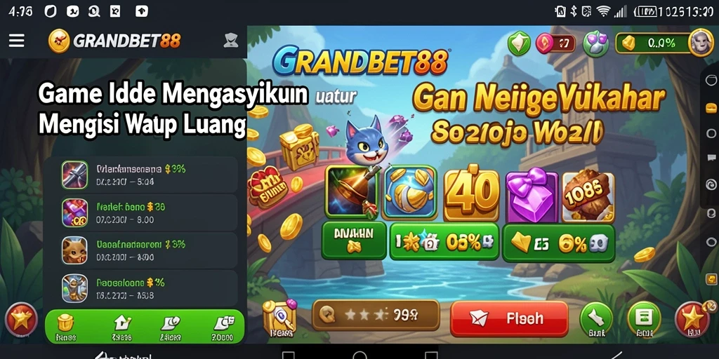 Tampilan gameplay menarik dari GRANDBET88 dalam mode Idle.
