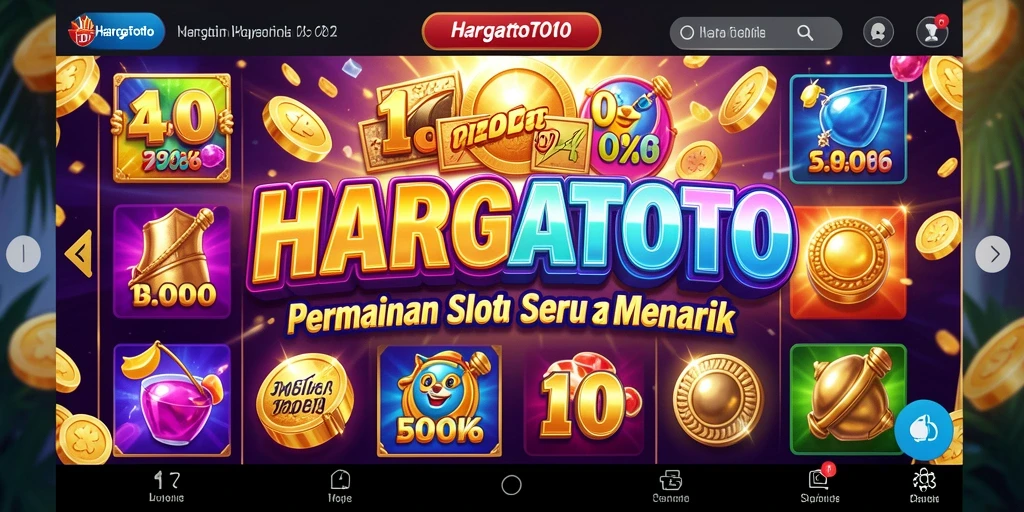 Tampilan menarik dari gameplay HARGATOTO yang menantang