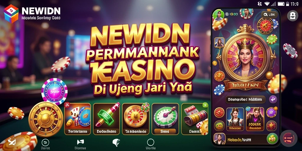 Gameplay menarik NEWIDN dengan berbagai pilihan permainan kasino.