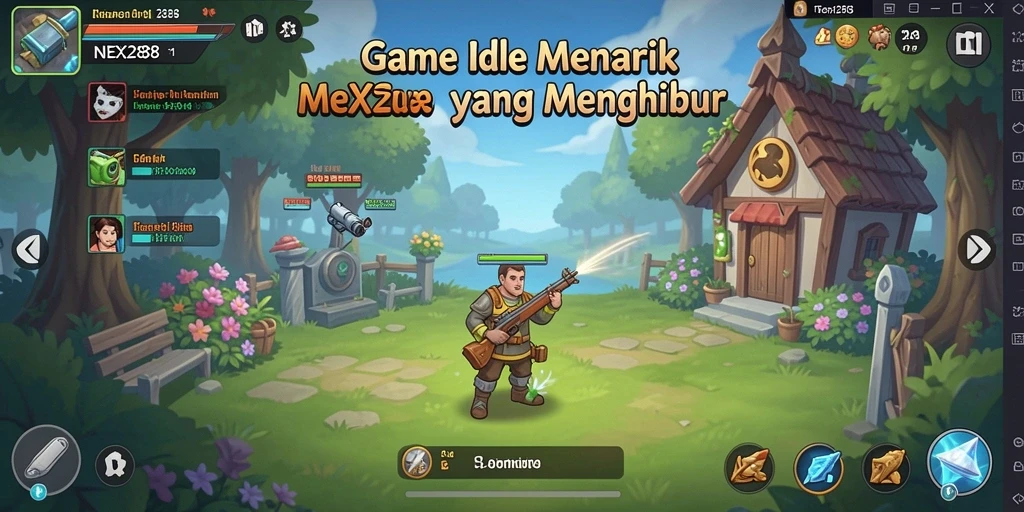 Screenshot menampilkan gameplay Idle yang menarik dan mudah dimainkan.
