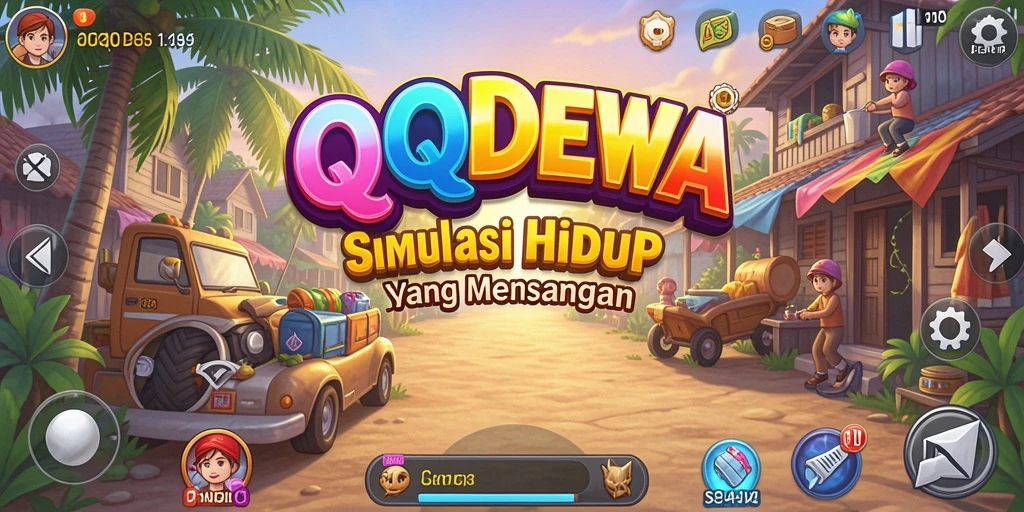 Tampilan gameplayQQDEWA yang penuh warna dan menarik.