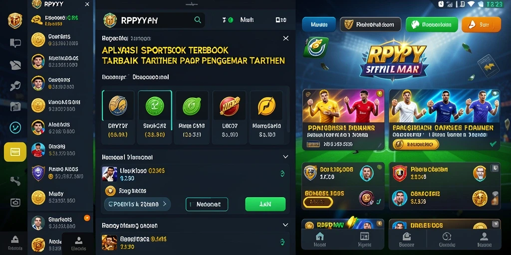 Tampilan gameplay taruhan Sportsbook di RPYYY yang menarik dan interaktif.