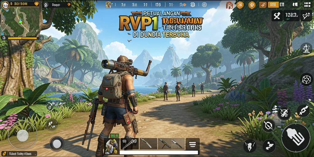 Gameplay terbuka yang menarik dalam RVIP1 yang menawarkan petualangan tanpa batas.