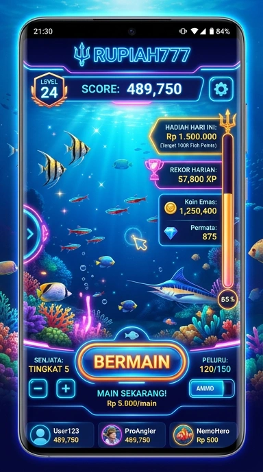 Screenshot aplikasi rupiah777 menampilkan antarmuka pengguna yang sederhana.